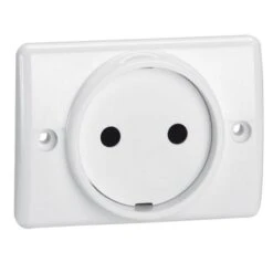 Legrand Prise à Encastrer Pour Plinthe 2P 16A 250V~ Blanc