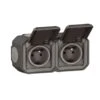 Prise De Courant Double Précâblée 2x2P+T 16A 250V~ LEGRAND étanche Plexo Anthracite IP55 IK08
