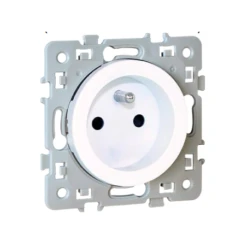 Prise De Courant SQUARE 2P+T à Griffes - 16A - Blanc
