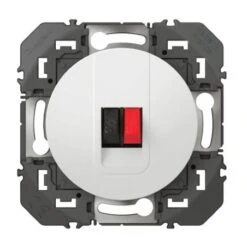 Legrand Prise Haut-parleur Simple DOOXIE Finition Blanc