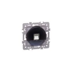Prise RJ45 SQUARE Cat6 Grade3 - Multimédia STP - 250V - Anthracite