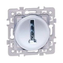 Prise Téléphone En T SQUARE - 8 Contacts - 250V - Silver