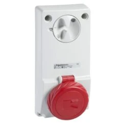 Schneider® Prise Verrouillable 32 A - 3P+T - 380-415 V CA - IP65 - Sur Panneau - PRATIKA