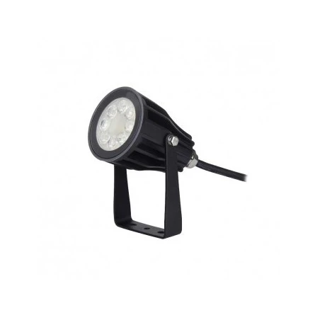 Projecteur Extérieur LED - Noir 230V 6W RGB+Blanc IP65 2 Projecteur Extérieur LED - Noir 230V 6W RGB+Blanc IP65 – Image 2