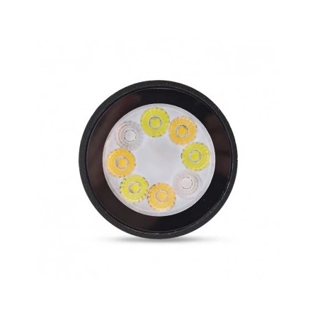 Projecteur Extérieur LED - Noir 230V 6W RGB+Blanc IP65 3 Projecteur Extérieur LED - Noir 230V 6W RGB+Blanc IP65 – Image 3