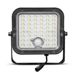 Projecteur Extérieur LED Noir - Solaire - 10W - 3000K - IP65 Avec Détecteur + Télécommande -Maison Moderne Electricite projecteur exterieur led noir solaire 10w 3000k ip65 avec detecteur telecommande miidex 2