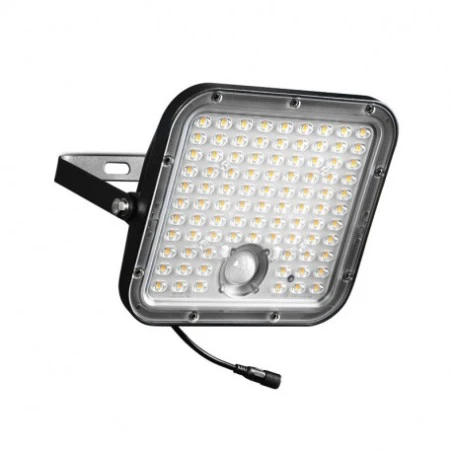 Projecteur Extérieur LED Noir - Solaire - 30W - 3000K - IP65 Avec Détecteur + Télécommande 2 Projecteur Extérieur LED Noir - Solaire - 30W - 3000K - IP65 Avec Détecteur + Télécommande – Image 2