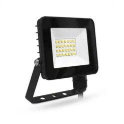 Projecteur Extérieur LED Plat 20W 6000K IP65 - Noir