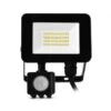Projecteur Extérieur LED Plat 20W 6000°K + Détecteur - Noir