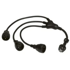 Legrand Rallonge Multiprises Pieuvre Avec 1 Fiche 2P+T 16A IK10 Et 3 Prolongateurs Longueur 0,8m