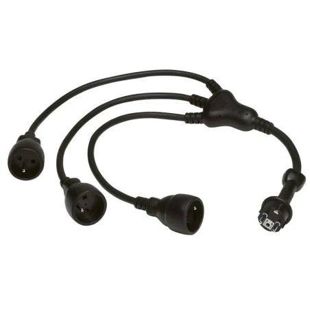 Legrand Rallonge Multiprises Pieuvre Avec 1 Fiche 2P+T 16A IK10 Et 3 Prolongateurs Longueur 0,8m 1 Legrand Rallonge Multiprises Pieuvre Avec 1 Fiche 2P+T 16A IK10 Et 3 Prolongateurs Longueur 0,8m