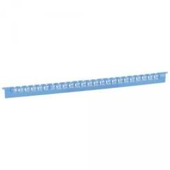 Legrand Réglette 24 Repères Mémocab Larg. 2,3mm - Chiffre 6 - Bleu- Emballage 600