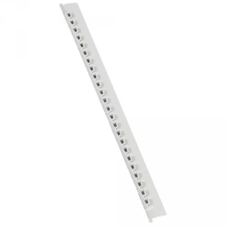 Legrand Réglette 24 Repères Mémocab Larg. 2,3mm - Lettre W - Emballage 240 1 Legrand Réglette 24 Repères Mémocab Larg. 2,3mm - Lettre W - Emballage 240