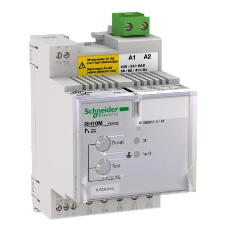 Schneider® Relais Différentiel 220-240VAC Sensibilité 0,3A Instantané - Vigirex RH10M 1 Schneider® Relais Différentiel 220-240VAC Sensibilité 0,3A Instantané - Vigirex RH10M