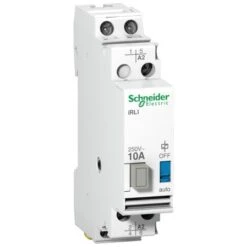 Schneider® Relais Inverseur 10A 2P Tension De Commande 12VCA, 1F + 1O/F - Acti9, IRLI