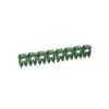 Legrand Repère CAB 3 Pour Filerie 1,5mm² à 2,5mm² - Chiffre 5 - Vert - Emballage : 1200