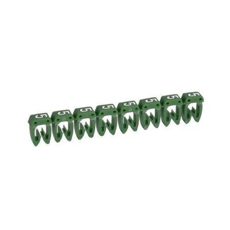 Legrand Repère CAB 3 Pour Filerie 4mm² à 6mm² - Chiffre 5 - Vert - Emballage : 800 1 Legrand Repère CAB 3 Pour Filerie 4mm² à 6mm² - Chiffre 5 - Vert - Emballage : 800