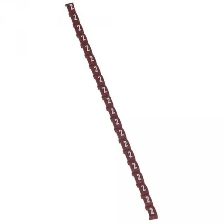 Legrand Repère Duplix - Chiffre 2 - Code Couleur International - Emballage 800 1 Legrand Repère Duplix - Chiffre 2 - Code Couleur International - Emballage 800