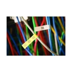 Ruban Laminé Texte Noir Sur Fond Blanc 12mm X 8m