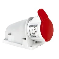 Schneider® Socle Prise BT Saille Inclinée - 16 A 3P+T 380-415 V- Connexion Vis IP44 - PRATIKA