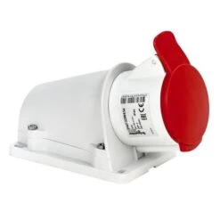 Schneider® Socle Prise BT Saille Inclinée - 32 A 3P+T 380-415 V - Connexion Vis IP44 - PRATIKA