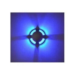 Spot LED Balise Bleu Rond - 4 Diffuseurs - 1W -Maison Moderne Electricite spot led balise bleu rond 4 diffuseurs 1w miidex lighting 2