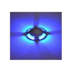 Spot LED Balise Bleu Rond - 4 Diffuseurs - 1W