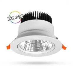 Spot LED Encastrable 12W 3000°K - Orientable - IRC90