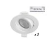 Spot LED Encastrable 5W 3000°K - Orientable X3