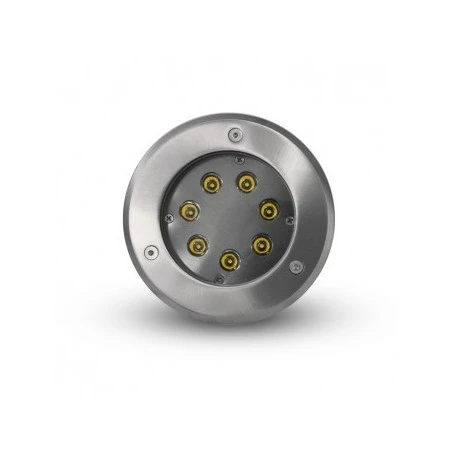 Spot LED Encastrable Sol Ø150mm 7W 3000°K - Inox 316L 2 Spot LED Encastrable Sol Ø150mm 7W 3000°K - Inox 316L – Image 2