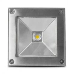 Spot LED Encastrable Sol Carré 5W 4000°K - Inox 316L