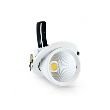Spot LED Escargot Inclinable Et Orientable 30W 3000°K + Alim. électronique 1 Spot LED Escargot Inclinable Et Orientable 30W 3000°K + Alim. électronique