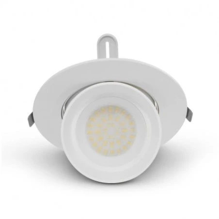 Spot LED Escargot Rond - Inclinable / Orientable 38W CCT - Blanc 2 Spot LED Escargot Rond - Inclinable / Orientable 38W CCT - Blanc – Image 2