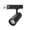 Spot LED Sur Rail Noir - 25W - 4000K - 2500 LM - IRC90 + Adaptateur Rail 3 Allumages