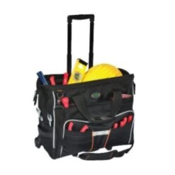 Sac Multi-rangement Roulant En Toile