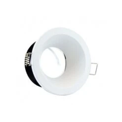 Support De Spot Basse Luminance BBC Rond étanche Blanc Ø85mm IP65