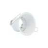 Support De Spot Basse Luminance Rond Blanc Ø83mm IP20