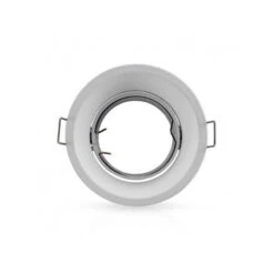 Support De Spot Basse Luminance Rond Rotatif Orientable Blanc Ø85mm -Maison Moderne Electricite support de spot basse luminance rond rotatif orientable blanc 85mm vision el 2