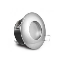 Support De Spot BBC Rond étain Brossé Ø82x59mm IP65