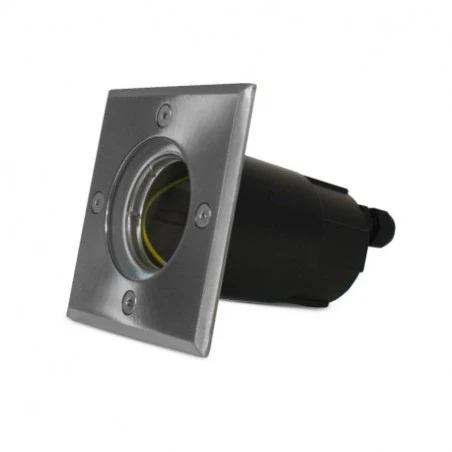 Support De Spot LED Encastrable Sol + Douille GU10 Et GU5.3 - Inox 316L 3 Support De Spot LED Encastrable Sol + Douille GU10 Et GU5.3 - Inox 316L – Image 3