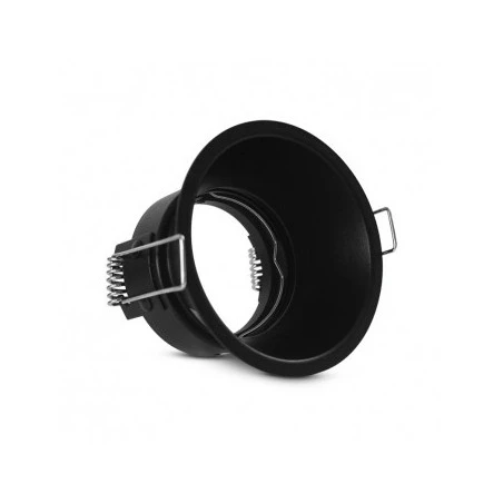 Support De Spot Rond Basse Luminance Noir Ø82mm IP20 2 Support De Spot Rond Basse Luminance Noir Ø82mm IP20 – Image 2