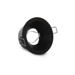 Support De Spot Rond Basse Luminance Noir Ø83mm IP20
