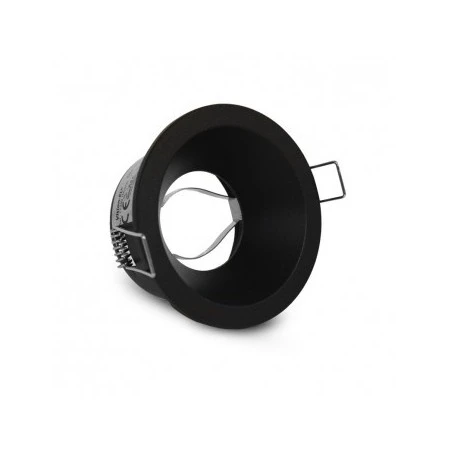 Support De Spot Rond Basse Luminance Noir Ø83mm IP20 1 Support De Spot Rond Basse Luminance Noir Ø83mm IP20