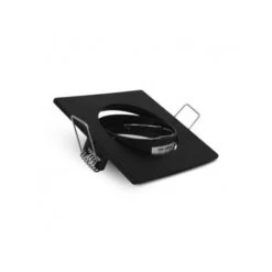 Support Plafond Carré Orientable Noir 85x85mm