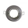 Support Plafond Rond Orientable Argent Ø92mm