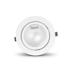 Support Plafond Rond Pour G4 Blanc Ø71mm