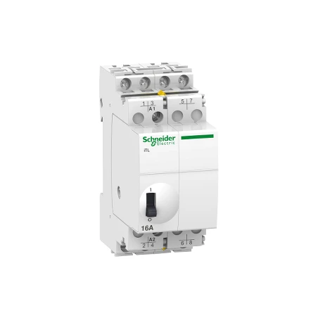 Schneider® Télérupteur 16A 4NO 24VCA 12VCC 50-60HZ - ACTI9, ITL 1 Schneider® Télérupteur 16A 4NO 24VCA 12VCC 50-60HZ - ACTI9, ITL