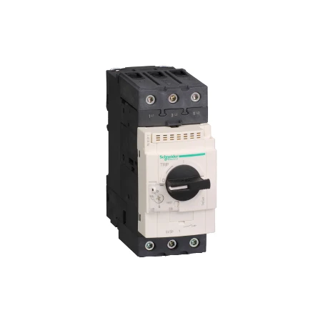 Schneider® TeSys GV3 - Disjoncteur Moteur - 50A - 3P 3d - Déclencheur Magnétique 1 Schneider® TeSys GV3 - Disjoncteur Moteur - 50A - 3P 3d - Déclencheur Magnétique