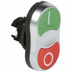 Legrand Tête Double Touche Affleurante Non Lumineuse IP66 - Vert Et Rouge