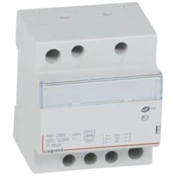 Legrand Transformateur De Sécurité 230V Vers 12V Ou 24V - 25VA - 4 Modules